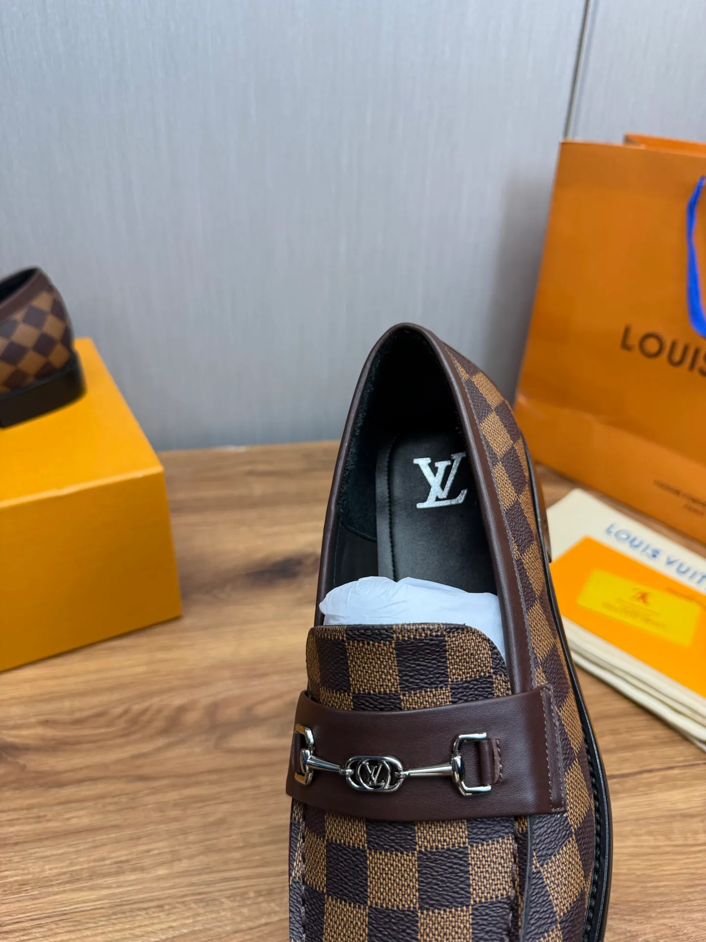Factory 660💰 LV. Men's business casual leather shoes, all made of imported original brand leather, just to create a more comfortable wearing experience, original non-slip and wear-resistant outsole ✔️16-45 (38.45 non-returnable)